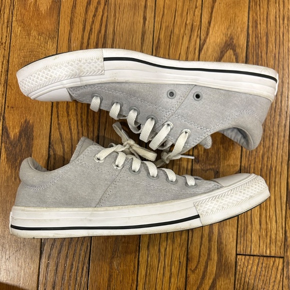 Converse All-star Canvas Padded Tongue Chambray Grey Low Top - Picture 4 of 5
